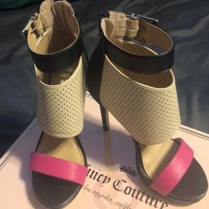 Juicy Couture high heeled shoes